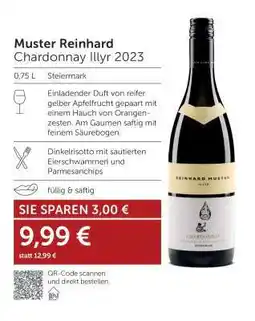 Interspar Muster Reinhard Chardonnay Illyr 2023 Angebot