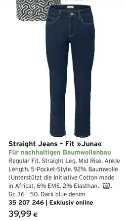 Tchibo Eduscho Straight Jeans -Fit Juna Angebot