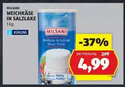 Hofer MILSANI WEICHKÄSE IN SALZLAKE Angebot