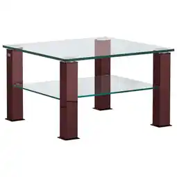 XXXLutz Couchtisch in Metall, Glas 75/75/42,5 cm Angebot