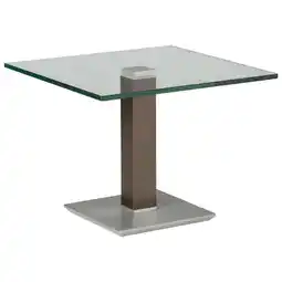 XXXLutz Beistelltisch in Metall, Glas 60/60/46-65 cm Angebot