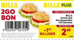 Billa BILLA immer gut Goudasemmel mit Gemüse Angebot