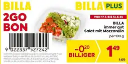 Billa BILLA immer gut Salat mit Mozzarella Angebot