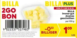 Billa BILLA immer gut Ananas geschnitten Angebot