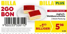 Billa Joghurt- Waldbeerschnitte Angebot
