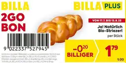Billa Ja! Natürlich Bio-Striezerl Angebot