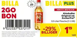 Billa Almdudler Original od. Zuckerfrei Angebot