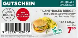 Billa Plant-based burger Angebot