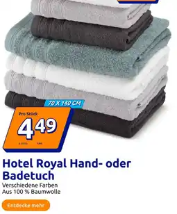 Action Hotel Royal Hand- oder Badetuch Angebot