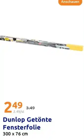 Action Dunlop getönte fensterfolie Angebot