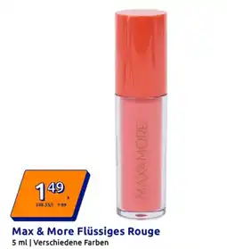 Action Max & more flüssiges rouge Angebot