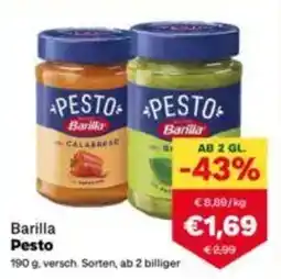 MPreis Barilla pesto Angebot