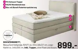 Möbel Ludwig BOXSPRINGBETT Angebot