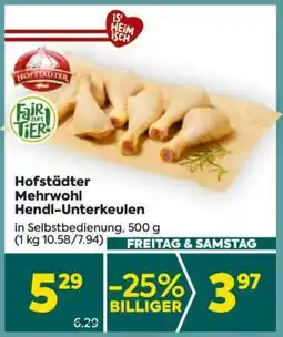 Billa Hofstädter Mehrwohl Hendl-Unterkeulen Angebot