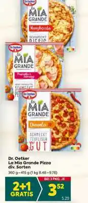 Billa Dr. Oetker La Mia Grande Pizza div. Sorten Angebot