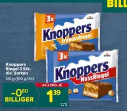 Billa Knoppers Riegel 3 Stk. div. Sorten Angebot