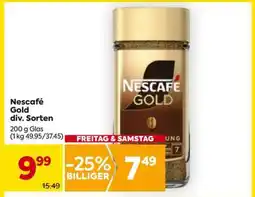 Billa Nescafé Gold div. Sorten Angebot