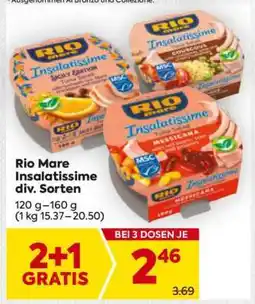 Billa Rio Mare Insalatissime div. Sorten Angebot