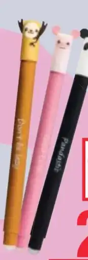 Maximarkt Eberhard Faber Animal Erase it! Radierbarer Gelschreiber Angebot