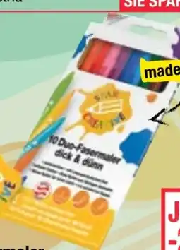 Maximarkt Spar Creative Duo-Fasermaler Angebot