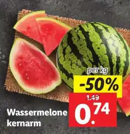 Lidl Wassermelone kernarm Angebot