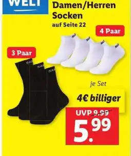 Lidl DAMEN-/HERREN-SOCKEN Angebot