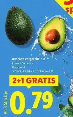 Lidl Avocado vorgereift Angebot