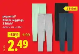 Lidl pepperts! Kinder Leggings, 2 Stück Angebot