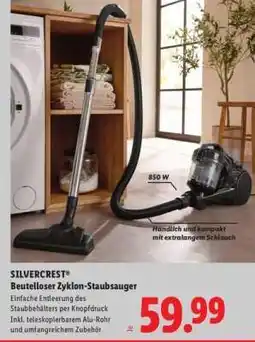 Lidl SILVERCREST Beutelloser Zyklon-Staubsauger Angebot