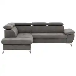 XXXLutz Ecksofa in Mikrofaser Grau Angebot