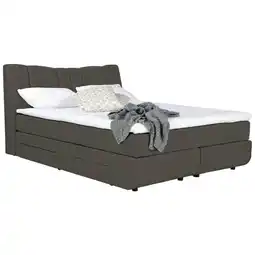 XXXLutz Boxspringbett 160/200 cm in Grau Angebot
