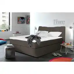 XXXLutz Boxspringbett 180/200 cm in Grau Angebot