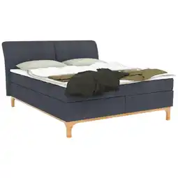 XXXLutz Boxspringbett 180/200 cm in Dunkelblau Angebot