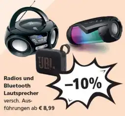 Pagro Diskont Radios und Bluetooth Lautsprecher Angebot