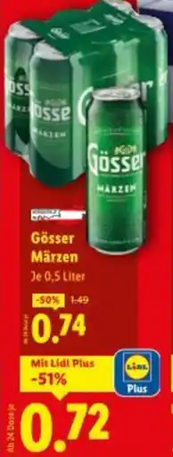 Lidl Gösser Märzen Angebot