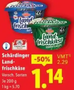 Lidl Schärdinger Land- frischkäse Angebot