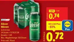 Lidl Gösser Märzen Angebot