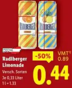Lidl Radlberger Limonade Angebot