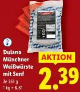 Lidl Dulano Münchner Weißwürste Angebot
