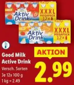 Lidl Good Milk Active Drink Angebot