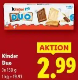 Lidl Kinder Duo Angebot