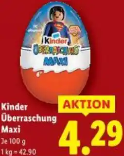 Lidl Kinder Überraschung Maxi Angebot