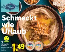 Lidl 1001 delights Hummus Angebot
