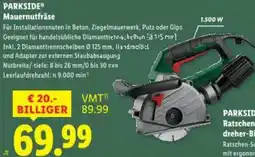 Lidl PARKSIDE® Mauernutfräse Angebot