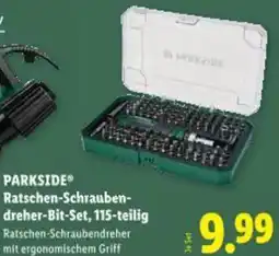 Lidl PARKSIDE® Ratschen-Schrauben- dreher-Bit-Set Angebot