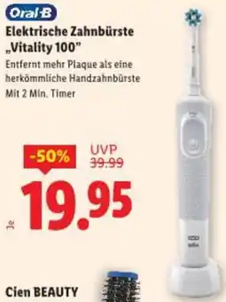 Lidl Oral B Elektrische Zahnbürste „Vitality 100 Angebot