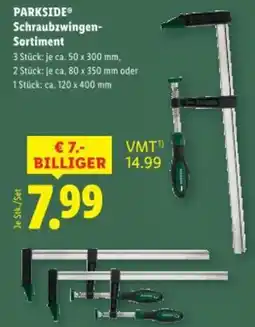 Lidl PARKSIDE® Schraubzwingen- Sortiment Angebot