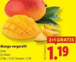 Lidl Mango vorgereift Angebot
