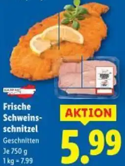 Lidl Frische Schweinsschnitzel Angebot