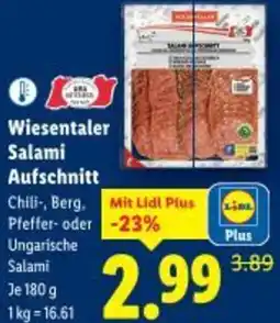 Lidl Wiesentaler Salami Aufschnitt Angebot